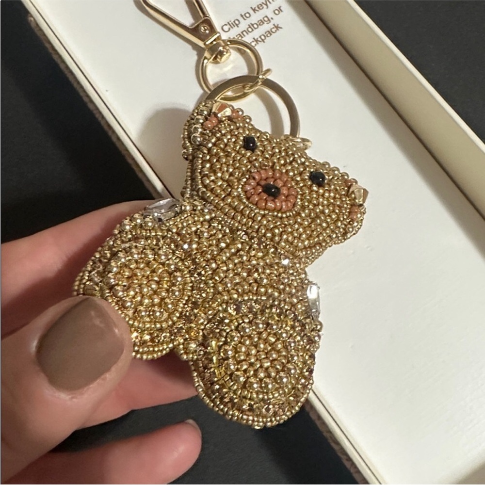 Haute Hippie Gold Bear Bag Charm - Picture 2 of 3